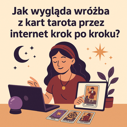 Jak wygląda wróżba z kart tarota przez internet krok po kroku?